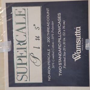 NIP Wamsutta set of 2 standard pillow cases